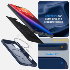 Caso protetor 16 fino ajuste magsafe - azul