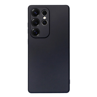 Caso de caso Samsung Galaxy S25 ultra macio - preto