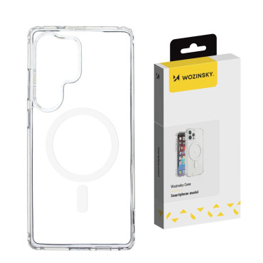 Ultra Clear Magsafe Zaščitni primer za Samsung Galaxy S25 Ultra - Transparent