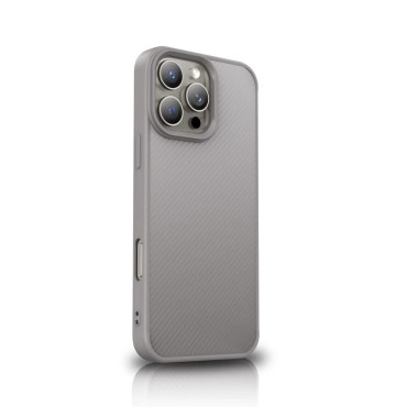 Caso del caso en Samsung Galaxy S25 Caso de fibra de carbono ultra carbono Magsafe - Gray