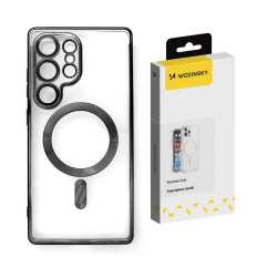 Cappellino per HApe per Samsung Galaxy S25 Ultra Electroplated Case Z Magsafe - Nero