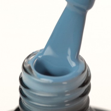 OCHO NAILS Hybrid Nagellack Blau 504 - 5 g — Detailaufnahme Oberfläche