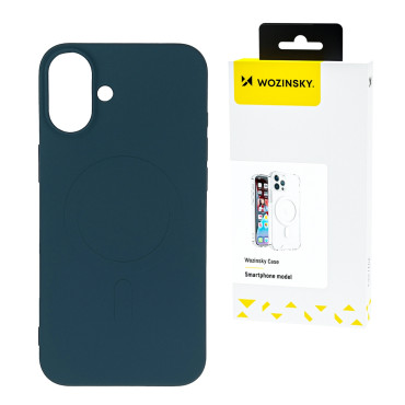 Siliconen magnetisch geval voor Samsung Galaxy S25 + - Blauw