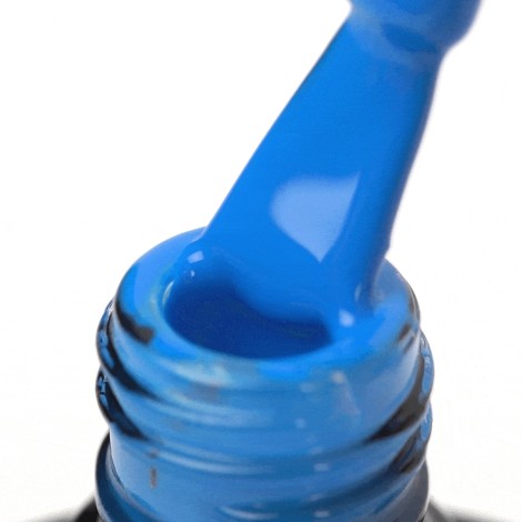 OCHO NAILS Smalto Ibrido per Unghie Blu 505 - 5 g — primo piano della superficie