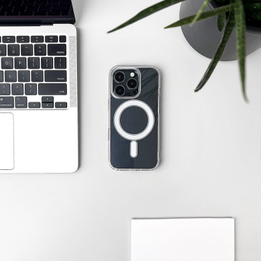 Védő tok a Samsung Galaxy S25 + ULTRA CLEAR MAGSAFE - átlátszó