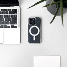 Zaščitni primer za Samsung Galaxy S25 + Ultra Clear Magsafe - prozorna