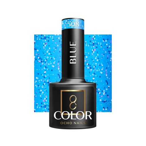 Esmalte de uñas híbrido OCHO NAILS azul 508 - 5 g — vista frontal