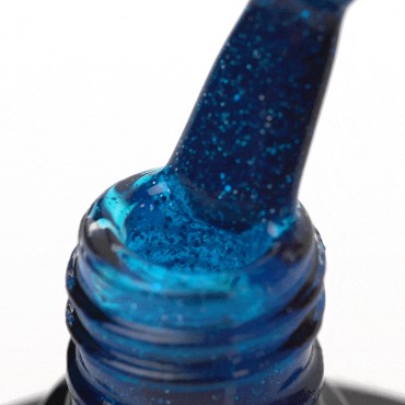 OCHO NAILS Hybridikynsilakka sininen 508 - 5 g — lähikuva pinnasta