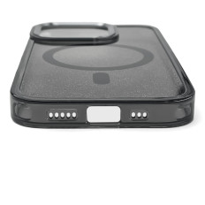 Samsung Galaxy S25 Glitter Case με Mag Safe - Μαύρο με Brocade