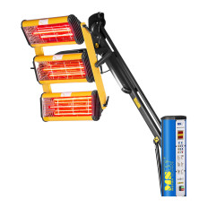 Siltuma smidzinātājs infrasarkano krāsu krāsošanai krāsas uz statīva 3300W ir-dryer3000.1