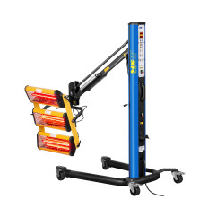 Hőszóró infravörös festék festékek szárításához egy állványra 3300W IR-Dryer3000.1