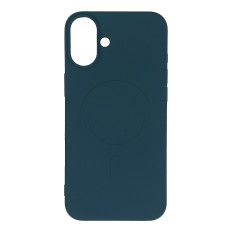 Cas pour Samsung Galaxy S25 Étui de silicone liquide MAGSafe - Bleu
