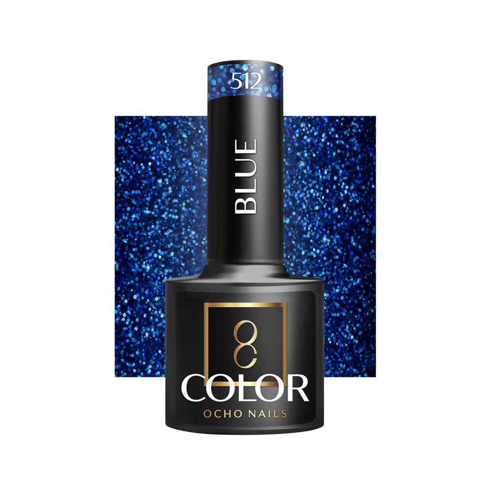Esmalte Híbrido OCHO NAILS Azul 512 - 5 g — vista frontal