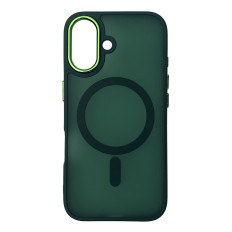 Cappellino per l'arco per Samsung Galaxy S25 Case Moda Magsafe - Verde