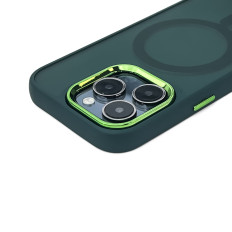 Cappellino per l'arco per Samsung Galaxy S25 Case Moda Magsafe - Verde
