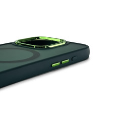 HAPE CAP pro Samsung Galaxy S25 Módní pouzdro MagSafe - Green
