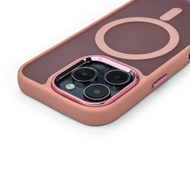 HAPE CAP pro Samsung Galaxy S25 Módní pouzdro MagSafe - Pink