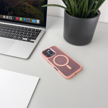 Hape Cap for Samsung Galaxy S25 Fashion Case Magsafe - Pink