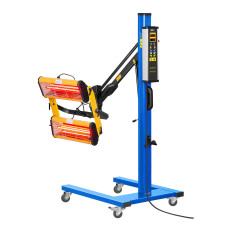 Hittestaart. Infraroodverf voor het drogen van verf op een statief 2200W IR-DROGER2000.1