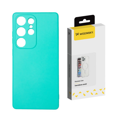 Siliconencase voor Samsung Galaxy S25 Siliconen Case - Mint