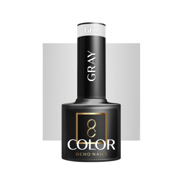 OCHO NAILS Smalto Ibrido per Unghie Grigio 602 - 5 g — vista frontale