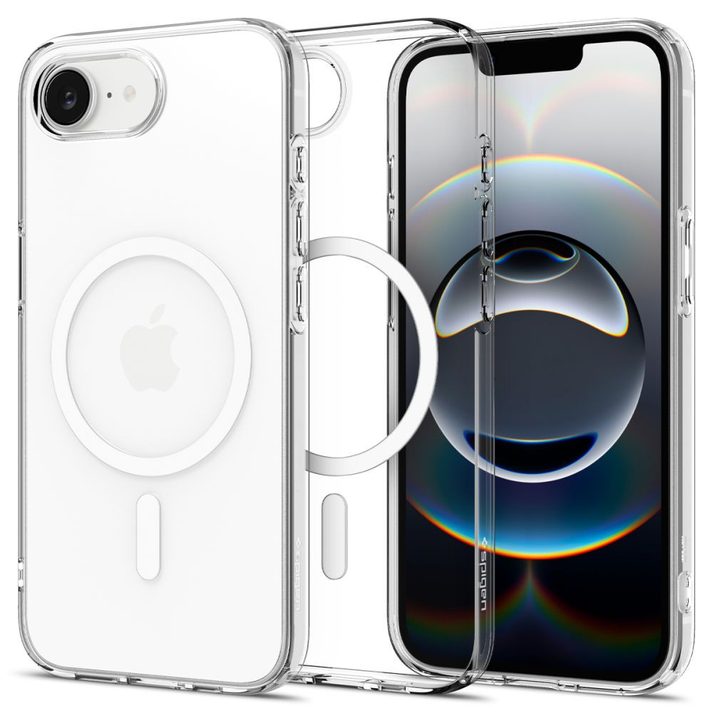 Fall på iPhone 16e med MagSafe Liquid Crystal Mag - transparent