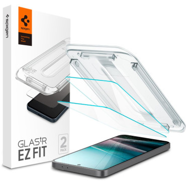 Herdet glass med en monteringsramme på Samsung Galaxy A36 5G gjennomsiktig - 2 stk.