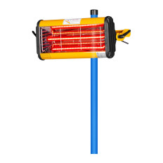 Vernice a infrarossi del radiatore di calore per la vernice di asciugatura su un treppiede 1100W IR-Asciugatrice1000