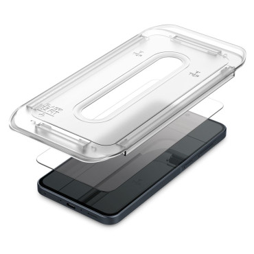 Herdet glass med en monteringsramme på Samsung Galaxy A36 5G gjennomsiktig - 2 stk.
