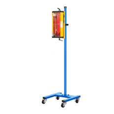 Teplo radiátor infračervený lak pro sušení nátěru na stativu 1100W IR-DRYER1000