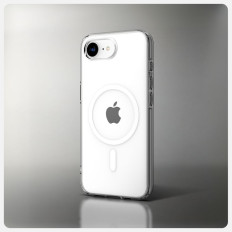 Fall på iPhone 16e med MagSafe Liquid Crystal Mag - transparent