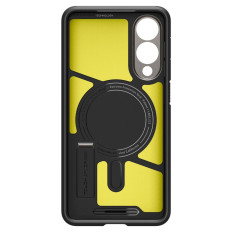 Caso de caso no Samsung Galaxy S25 Edge Armor Rough Magsafe - Cinza-Preto