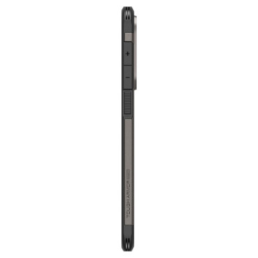 Caso de caso no Samsung Galaxy S25 Edge Armor Rough Magsafe - Cinza-Preto