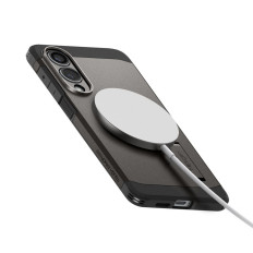 Prípad na Samsung Galaxy S25 Edge Tough Armor Magsafe - Gray-Black