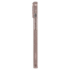 Primer na iPhone 15 in tekočega kristala Glitter - Pink Transparent