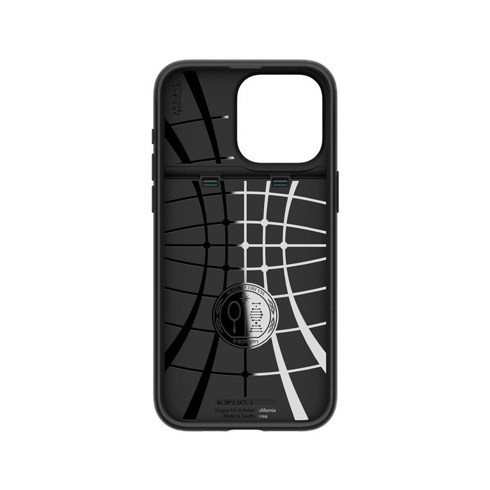 Primer na iPhone 15 PRO Slim Armor CS - temno zelena