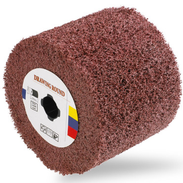 Ritināšanas vārpstas neilona slīpēšana 120 x 100 mm M19 graudainums 80 MSW-Griwheel-80