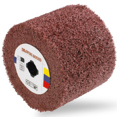 Rolovacie hriadeľ Nylonové brúsenie 120 x 100 mm M19 GrainConity 80 MSW-Griwheel-80