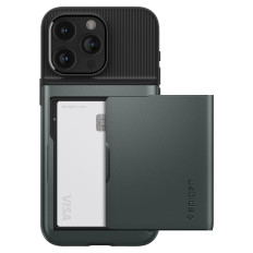 Case lieta uz iPhone 15 Pro Slim Armor CS - tumši zaļš