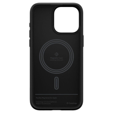 Fallfall på iPhone 15 Pro Caseology Parallax Mag med Magsafe - Svart matta