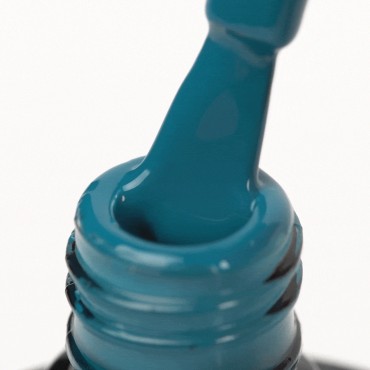 OCHO NAILS Hybrid-Nagellack Grün 703 - 5 g — Detailaufnahme Oberfläche