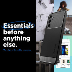 Tapauskotelo Samsung Galaxy A25 5G karu panssari - musta matto
