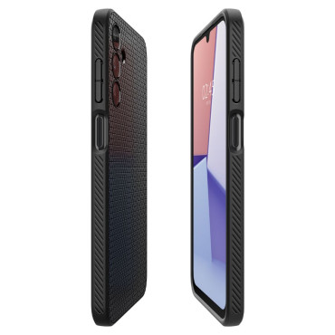 Case Case na Samsung Galaxy A15 4G / 5G tekutý vzduch - černá rohož