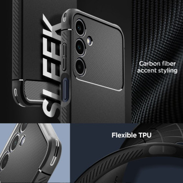 Caso Case no Samsung Galaxy A25 5G Armor Rugged - Black Tap
