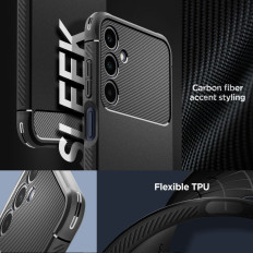 Caso Case no Samsung Galaxy A25 5G Armor Rugged - Black Tap