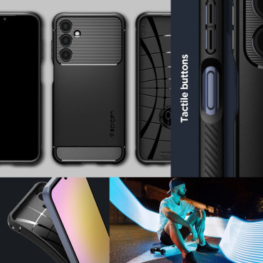 Etui case na Samsung Galaxy A25 5G Rugged Armor - czarny mat