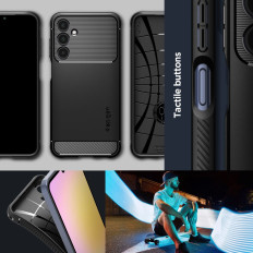Caso Case no Samsung Galaxy A25 5G Armor Rugged - Black Tap
