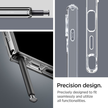 Zaštitni slučaj za Samsung Galaxy S24 Ultra tekući kristal - proziran