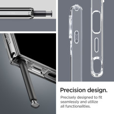 Cas de protection pour Samsung Galaxy S24 Ultra liquide Cristal - Transparent
