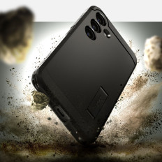 The case for the Samsung Galaxy S24+ Tough Armor - black
